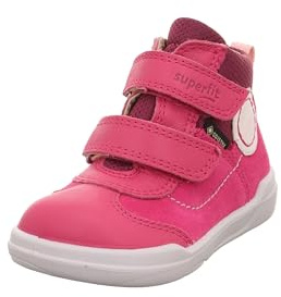 Superfit SUPERFREE Leicht gefütterte Gore-Tex, Scarpe per Chi Inizia a Camminare, Pink/Rot 5500, 24 EU Larga