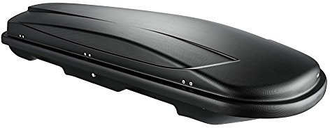 Dachbox VDPJUXT600 600 Liter abschließbar + Dachträger Tema kompatibel mit Mercedes GLC (X253) 5 Türer 15-20