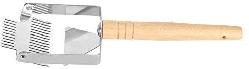 Raspador de Miel de Colmena, Herramienta de Pala y Horquilla para Destapar de Doble Cabezal, Equipo de Apicultura