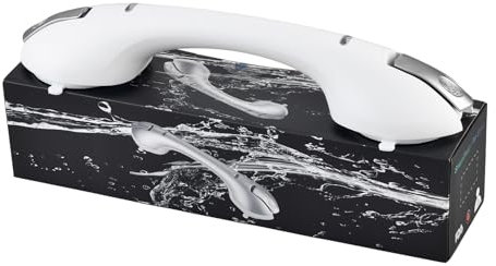 Daren Medical Suction Grab Bars for Bathtubs and Showers, Heavy Duty Shower Handle Removable Shower Handrails for Kids and Elderly, Bathroom Safety Grip Waterproof(Silver)