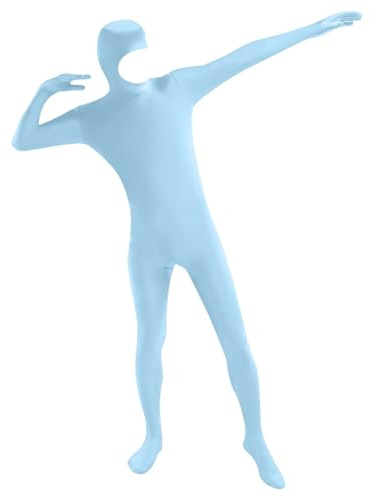 Mens Womens Full Body Open Face Costume One Piece Unitard Dancewear Halloween Costume Spandex Body Suit Halloween Fancy Dress Leotard Skin Leotard Clubwear Unitard Cosplay Party Performance Outfits