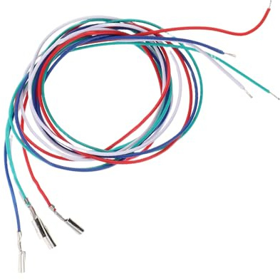 TINEASUR Cavi di Collegamento per Testina Giradischi 4 Pezzi, Fili di Sostituzione Stereo per Fonografo Trasmissione Audio Stabile, Accessori per Giradischi Facili da Installare