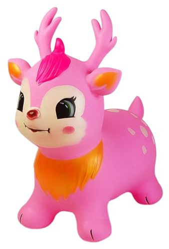 Caballo Saltador | Inflable Caballo de Montar, de Animales Saltarines para Niños y Niñas,Uso en Interior y Exterior, Hogar, Colegio, Preescolar, Guardería, Viajes,