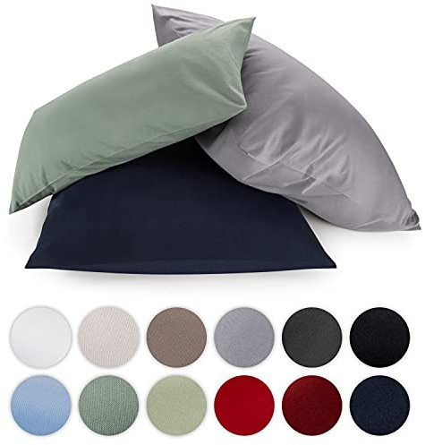 Blumtal Funda de Almohada 50 x 80, 2 Unidades - Fundas de Almohada con certificación Oeko-Tex 100% Microfibra Extra Suave y aptas para la Lavadora - Funda de Almohada 50 x 80, Color Blanco