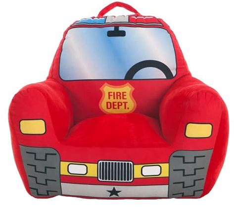 Creaciones Llopis Sedia per Bambini Pompieri Fire Red 51x52x48 cm, 42077