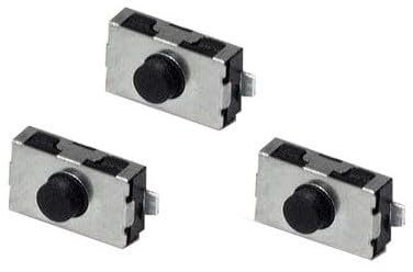 TEKLIGHT Pulsante Interruttore Telecomando chiave per Fiat Citroen Peugeot Lancia Ford BMW Smart Mercedes Alfa Toyota Riparazione (3 PEZZI)