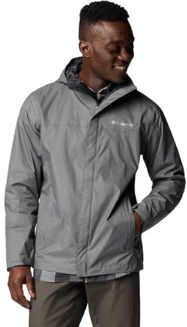 Columbia Watertight 2 Jacket, Chaqueta impermeable para la lluvia Hombre, Gris, ciudad, M