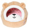 BABY born Bärenhöhle, Kuschelhöhle für Teddybären aus weichem Plüsch in Teddyform mit Ohren, 836927 Zapf Creation, Beige