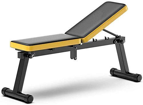 Banc D'Haltères Banc D'Entraînement Banc D'Haltères, Banc De Musculation Réglable Et Pliable, Équipement De Fitness Pour Sit-Ups À Domicile, Bancs De Musculation Plats Pour Exercices D'Entraînement C