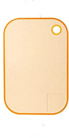 HGDXDP Tabla de Cortar Tabla de Cortar, Tabla de Cortar de plástico para Cocina, tajadera con Agujero Colgante, 41 * 27 cm