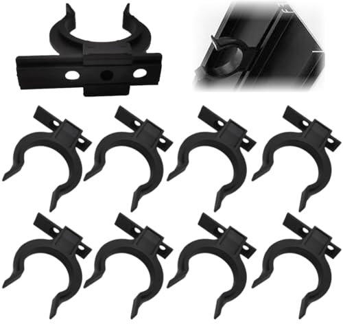 GHPKOTW 8 Stück Küchen Sockelleisten Clips Küche Sockel Kick Board Clips Robuste Küchen Kickboard Sockelklammern Kickboard Halterungen Mit Befestigung Halterung Für 28-32Mm Küchenfüße (27Mm)