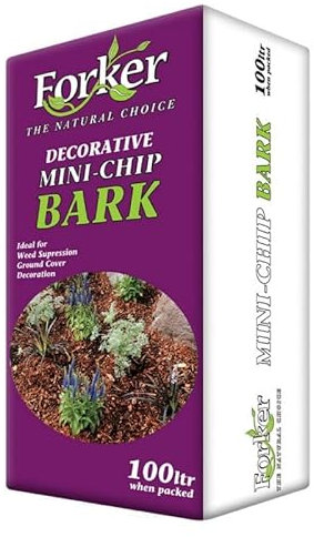 Just Grow Decorative Mini-Chip Landscape Bark - Bark chippings For Garden. Produced from sustainable Irish forestry. (75 Litres)