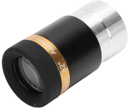 Yanmis Ocular para Telescopio, Ocular Asférico de 23 Mm y 62 Grados, HD, con Revestimiento Completo de Vidrio óptico, Gran Angular para Telescopio Astronómico de 1,25 Pulgadas.