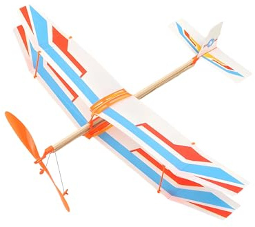 Gummibandsflygplan Glidflygplan för Utomhuslek | Gummibandsflygplan-sats För Utomhusidrotter, Camping, Trädgård, Pojkar, Flickor, Vuxenpersoner, Studerande, Barnungar.