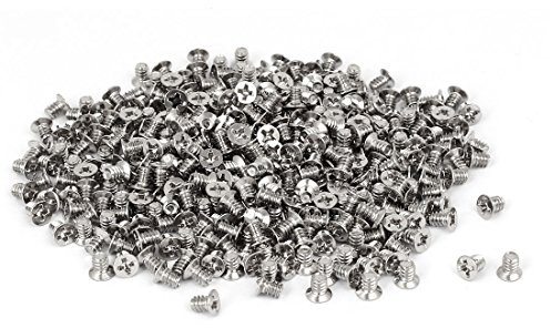 sourcingmap® dator PC fodral 3,5 tum HDD 6#-32 platt Phillips huvud hårddisk skruv 400 st