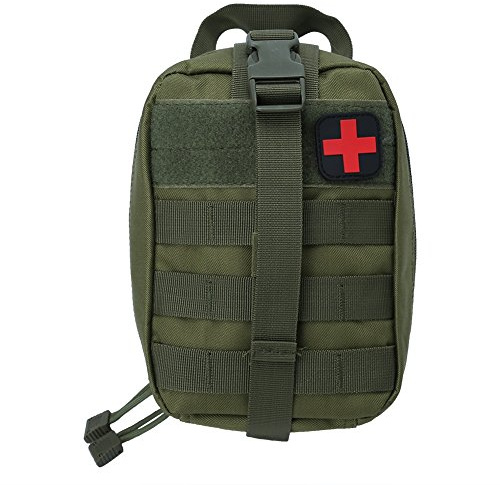 VGEBY Estuche de Primeros Auxilios vacío para Mochila médica táctica para Viajes, Camping, Senderismo, Ciclismo, al Aire Libre