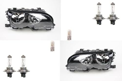 Johns, passend für BMW 3er Scheinwerfer E46 04/99-08/01 FF-/ + Leuchtmit. Set li. rech.