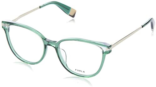 Furla Damen Vfu580 Sonnenbrille, Shiny Transp.Green, 50