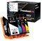 FreedomInk 903XL Druckerpatronen Kompatibel Ersatz für HP 903 XL Kompatibel mit HP Officejet pro 6950 6960 6970(1 Schwarz,1 Cyan,1 Magenta,1 Gelb)