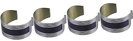 PAMINGONO 4pièces Thermomètre à Acier Bracelet Portable Avec Affichage Numérique Pour Mesurer La Température Bouteilles De Bière