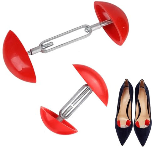2PCS Shoe Stretchers for Women Red Shoe Width Stretcher Adjustable Shoe Stretchers for Wide Feet Mall Easy to Carry Of Mini Shoe Tree Make Shoes to Achieve A Perfect Fit for Wide Feet