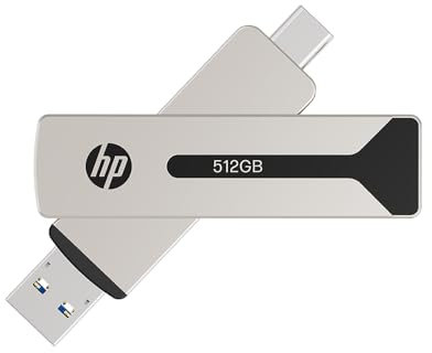 HP 911 Pro 256GB USB 3.2 OTG Type-C/Type-A Flash Drive, bis zu 1000MB/s