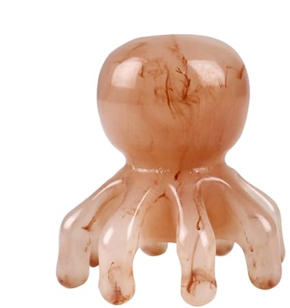 Peine de masaje de cabeza, pulpo, masajeador de pulpo, masajeador de cuello y hombros, equipo de spa de cabeza, puntos de masaje únicos, masajeador de cuero cabelludo para el crecimiento del cabello