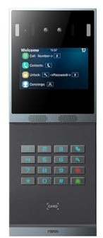 Fanvil i66 IP-videointercom LCD-skärm, numeriskt tangentbord, 2 relä, kamera 2 MP, RFID, IP66 IK07
