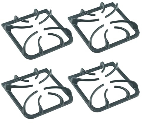 316202405 Burner Grate Replacement for Frigidaire Stove Parts Gas Range Top Parts Cast Iron Surface Grate, Stove Burner Replacement FFGF3047LSH, FFGF3047LSF, 4 Pack