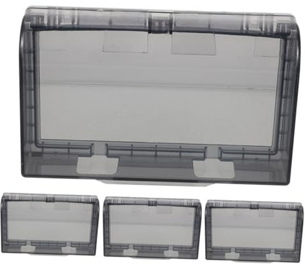 LOEFLIFA 4pezzi Scatola Protettiva Per Prese Elettriche Copertura Adesiva Antischizzo e Resistente All Acqua Custodia Per Interruttori e Presa Parete Per Casa Hotel e Ufficio