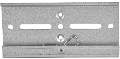 Abrazadera de riel Din de 35 mm Clip fijo de aluminio para montaje de relé Panel eléctrico Caja de control industrial Superficie esmerilada duradera Accesorios de sujeción de alta (100mm esmerilado)