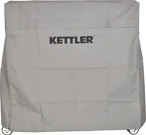 KETTLER Heavy-Duty Select Weatherproof Indoor/Outdoor Table Tennis Table Cover, Grey (7033-100)