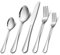 Homikit Besteck Set, 30-teilig Besteckset Essbesteck Set für 6 Personen, Edelstahl poliert Tafelbesteck Set mit Messer Gabel Löffel für Haus Küche Restaurant, Gesund & spülmaschinengeeignet
