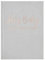 Ginger Ray Shower Grey and Rose Gold Baby Tagebuch mit festem Einband aus Veloursleder