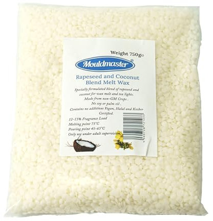 Rapeseed and Coconut Blend Melt Wax 750g, White