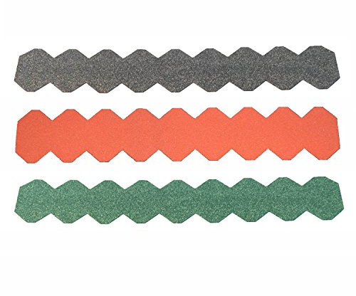 1 strip of roof shingles slate (55 mm) – first green