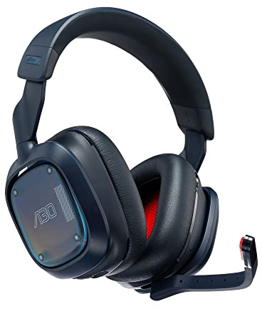 Logitech G Astro A30 Lightspeed Wireless Gaming Headset, Bluetooth Enabled, Dolby Atmos, Detachable Boom, 27h Battery, USBC Charging, for PS5, PS4, Xbox, Nintendo Switch, PC, Android - Blue