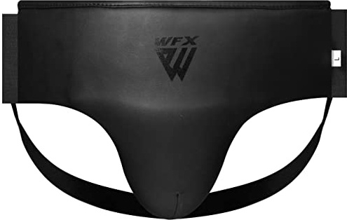 Protezione inguinale per boxe MMA maschile elastico Jockstrap in pelle guardia inguinale uomini BJJ Kick Sparring allenamento Muay Thai combattimento protezione arti matriali supporto addominale