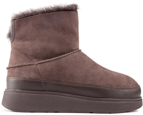 Fitflop Gen-ff Ultra Bottines en peau de mouton pour femme, Beige sable, 36.5 EU