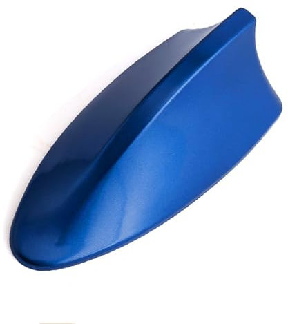 Shark Haiflosse Autoantenne, Universal Auto Shark Antenne, Radio Dachantenne, Universal Auto Antenne Autoradio Verstärker Kurz Autoantenne Höhe(Blau)
