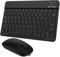 IWVDHSD Wireless Keyboard and Mouse Set - Ultra Slim Bluetooth Keyboard and Mouse Set Portable Rechargeable for iPad, IOS, Mac, Windows and Android 3.0 Smartphone and above OS(10 inch Black)