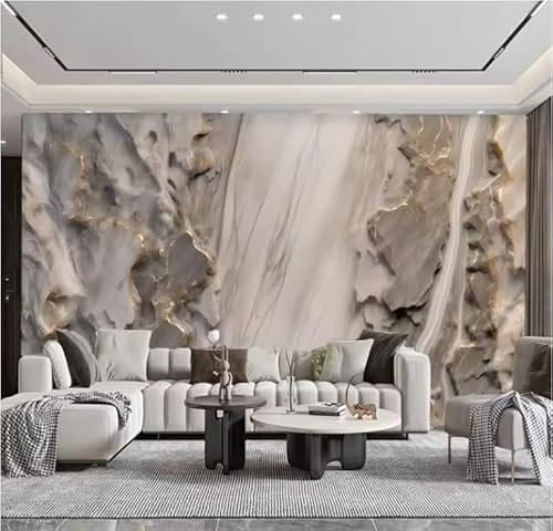 mvcnhdfhl Papel tapiz 3D con relieve artístico de piedra, roca, placa de mármol, fotomural para pared, decoración de habitación, 3D, 200 x 140 cm