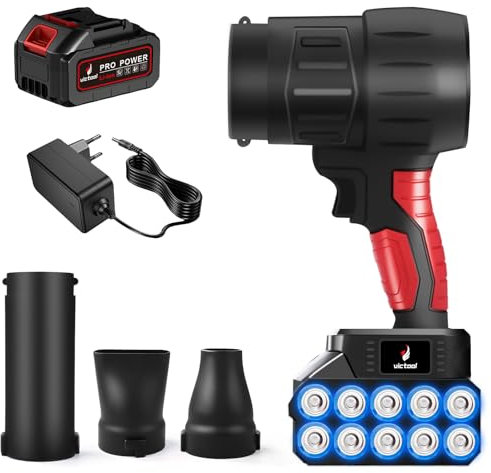 Turbo Jet, ventola per auto, 35000 giri/min, ventilatore turbo violento, elettrico senza fili, a getto d'aria, soffiatore d'aria manuale per neve, fogliame e polvere