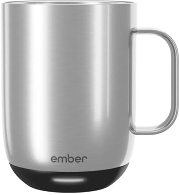 Ember Mug 2, 14 oz, Temperature Control Smart Mug, Stainless Steel