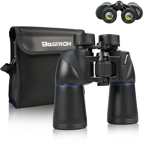BOSTRON Prismáticos 10x50 para Observación de Aves y Senderismo - Lentes FMC BAK4, Resistentes al Agua
