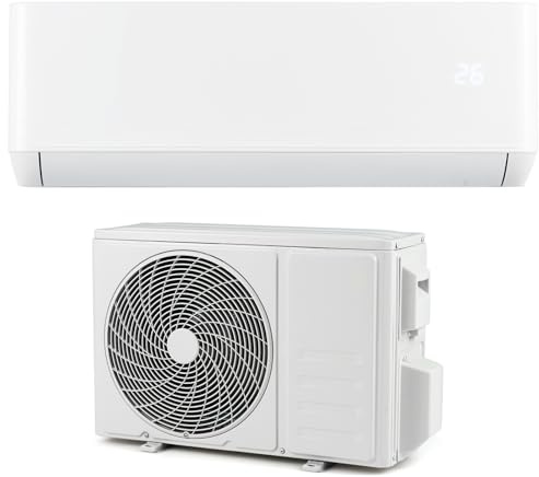 SOARS Split Condizionatore 12000 BTU Inverter R32 A++, Climatizzatore Eco, Riscaldamento/Raffreddamento/Deumidificazione, 7 Modalità, 8 Velocità del Ventilatore, Timer 24 Ore, Accessori Inclusi