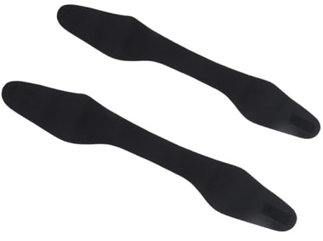 Zerodeko Bandeaux d'oreille en Néoprène Imperméables pour Natation et Yoga, Protection Auditive Ajustable pour Adultes et Garçon et Filles, Plage et Piscine, Lot de 2 Noirs