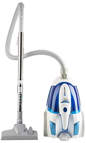 Vacmaster Bagless Canister Vacuum Portable Cyclonic Corded Vacuum Cleaner with Washable HEPA Filter & Automatic 16ft Cord Rewind Included 2.5L Dust Cup for Tiles, Hard Floor and Pet Hair