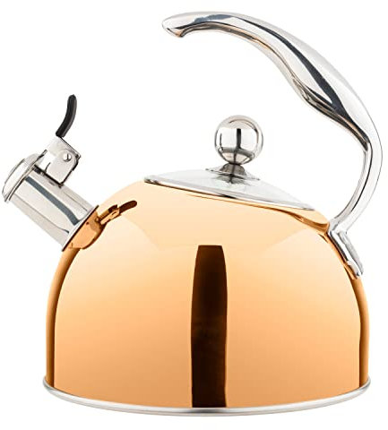Viking 40018-9339CPC Tea Kettle, Stainless Steel, Rose Gold