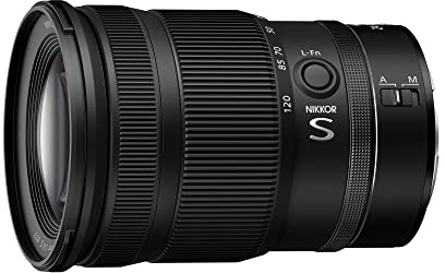 Nikon NIKKOR Z, 24–120 mm f/4 S, Premium-All-in-One-Zoomobjektiv mit konstanter Blende für spiegellose Kameras der Z-Serie (Weitwinkel bis Tele), Modell Nikon USA
